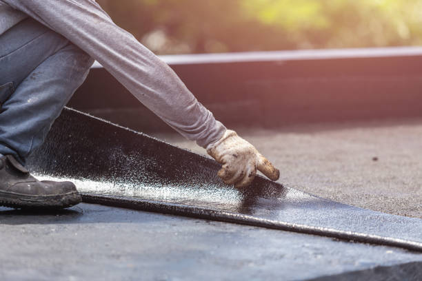Professional Basement Waterproofing technician working in Skaneateles Falls, NY